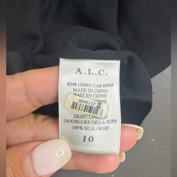 A.L.C geometric 100% Silk Dress - Picture 6 of 9